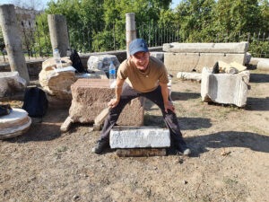 Geduld beim Trocknen des Abklatsches