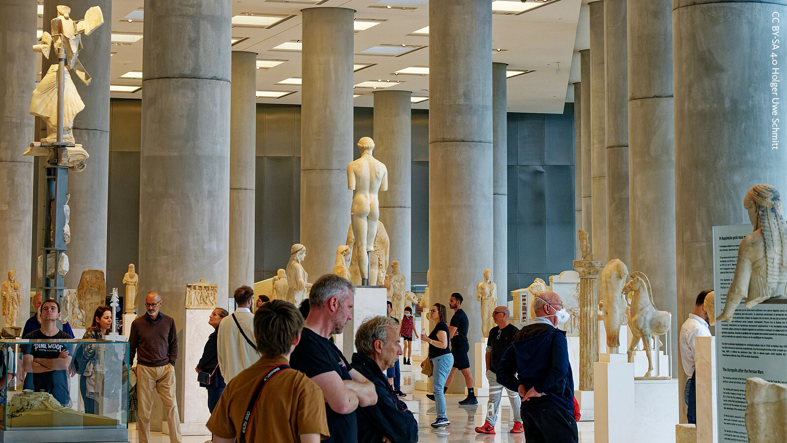 Funde von der Akropolis im Akropolismuseum.